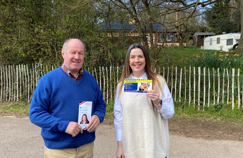 Tim Passmore with Elaine Bryce