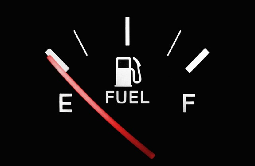 Empty Fuel Gauge