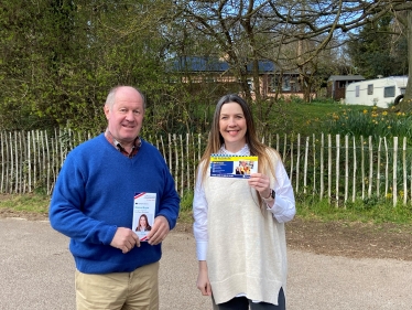 Tim Passmore with Elaine Bryce